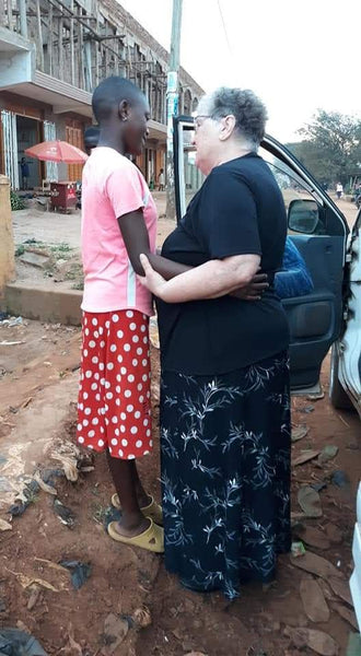 Marilee In Uganda For The Dedication of Divine Junior School